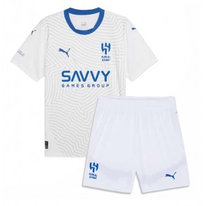 Al-Hilal Dětské Venkovní dres komplet 2024-25 Krátký Rukáv (+ trenýrky)